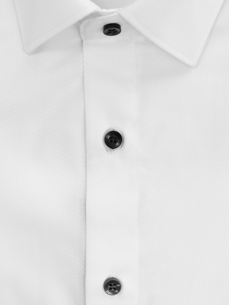 Scuzzatti Levi Fine Twill Shirt White