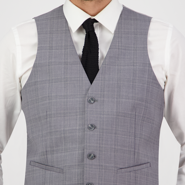 Savile Row Vest- SAUL SILVER-FW6