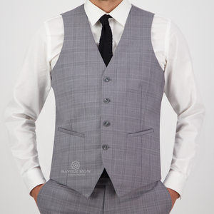 Savile Row Vest- SAUL SILVER-FW6