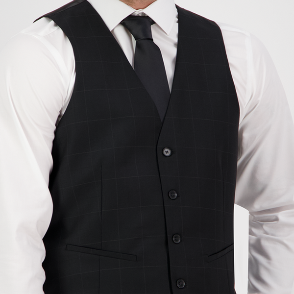 Savile Row Vest SAUL BLACK FW9