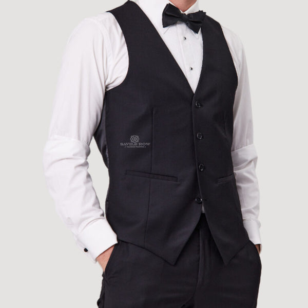 Savile Row Vest - SAUL BLACK D9