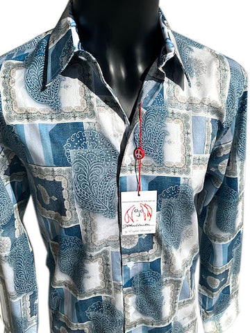 SALFORD Long Sleeve Shirt Blue JLW9004